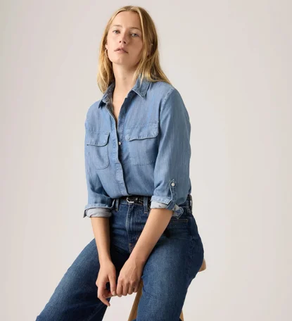 LEVI'S Áo Sơ Mi Nữ Tay Dài - Regular Elaine Utility