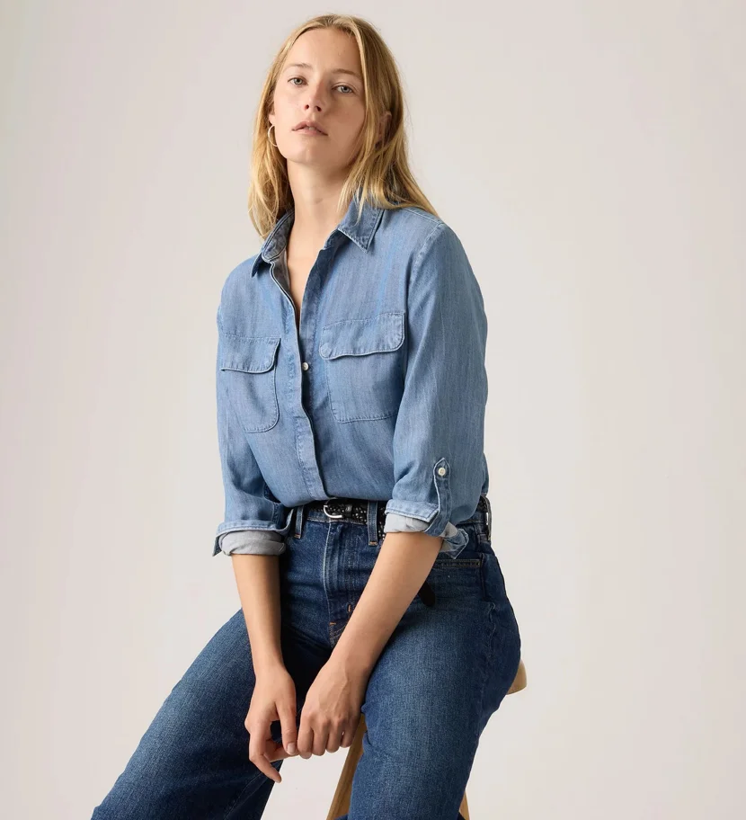 LEVI'S Áo Sơ Mi Nữ Tay Dài - Regular Elaine Utility