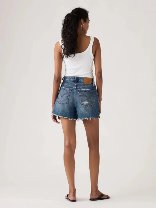 LEVI'S Quần Jeans Nữ Ngắn - Short Length Ribcage Short Zip
