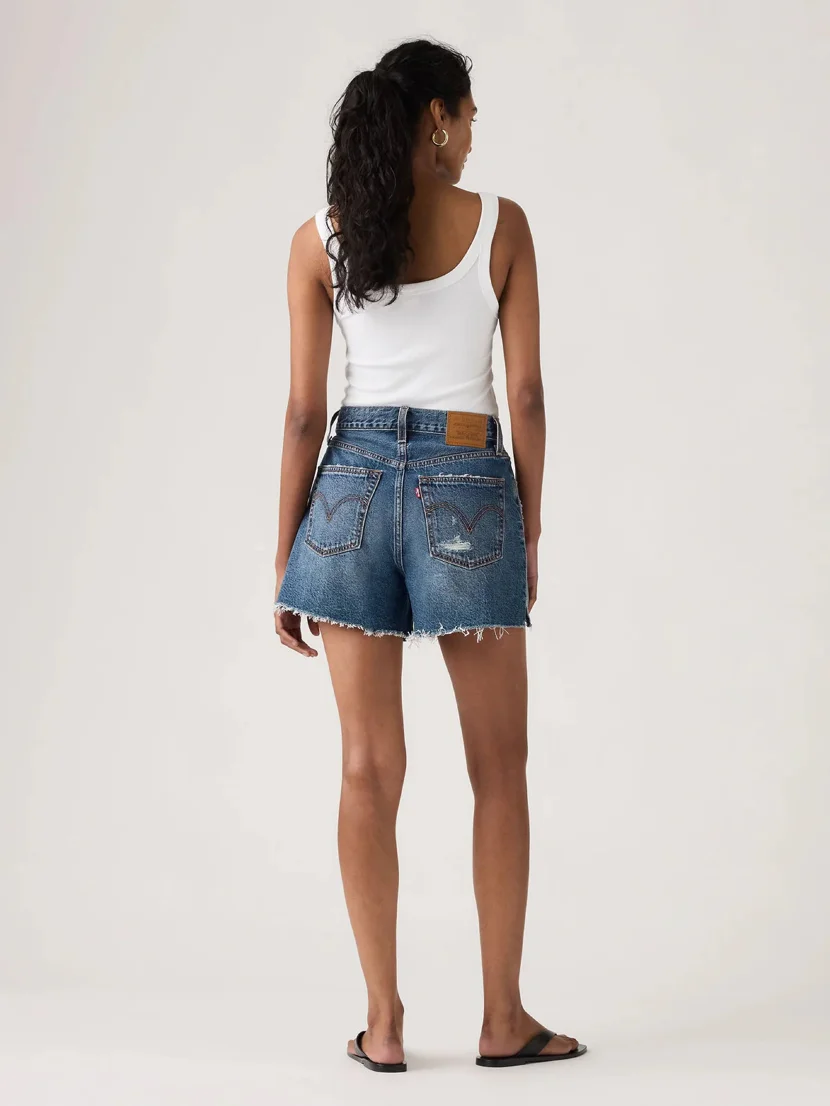 LEVI'S Quần Jeans Nữ Ngắn - Short Length Ribcage Short Zip