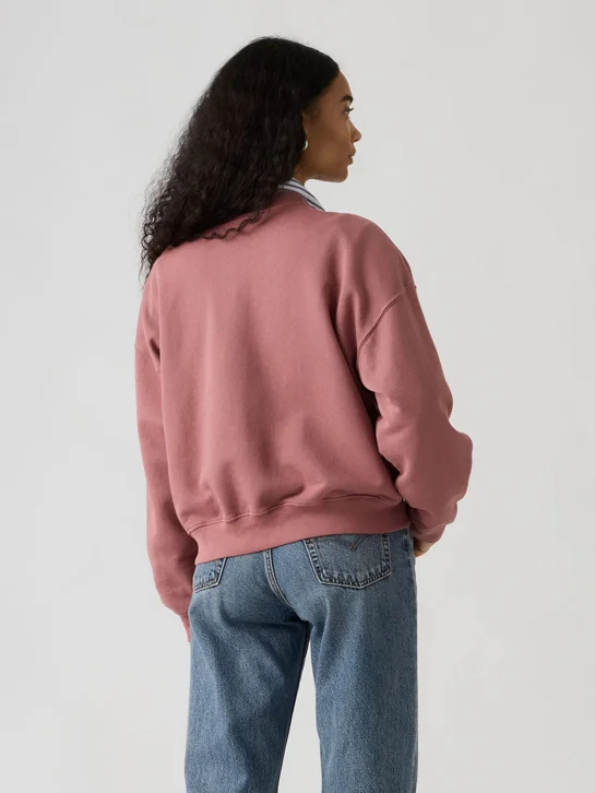 LEVI'S Áo Nỉ Nữ Tay Dài - Relaxed Boxy French Terry