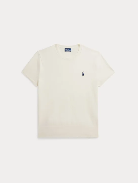 POLO RALPH LAUREN Áo Pullover Nữ Tay Ngắn Short-Sleeve Crewneck Sweater