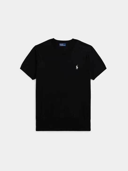 POLO RALPH LAUREN Áo Pullover Nữ Tay Ngắn Short-Sleeve Crewneck Sweater