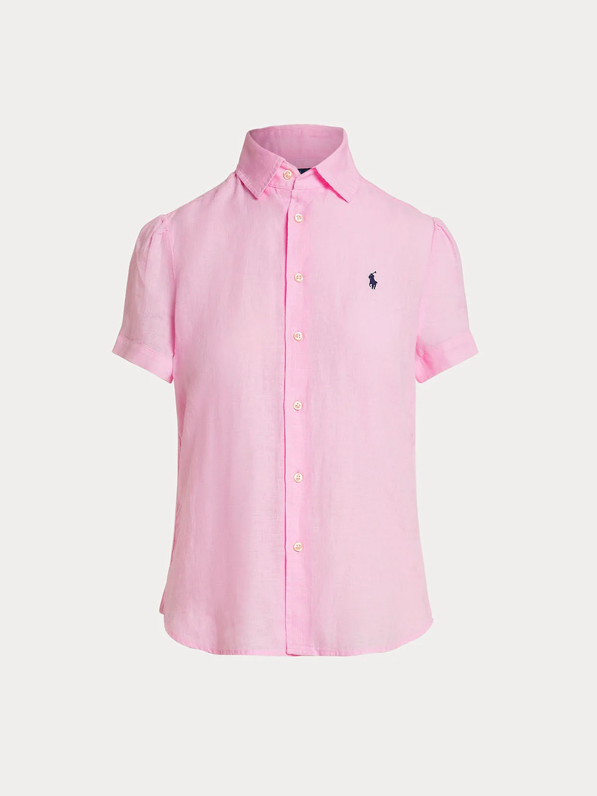 POLO RALPH LAUREN Áo Sơ Mi Nữ Tay Ngắn Linen Short-Sleeve Shirt