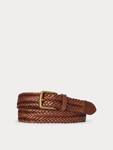 POLO RALPH LAUREN Dây Nịt Nam Braided Leather Belt