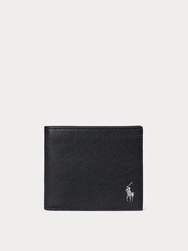 POLO RALPH LAUREN Ví Nam Saffiano Leather Billfold Wallet