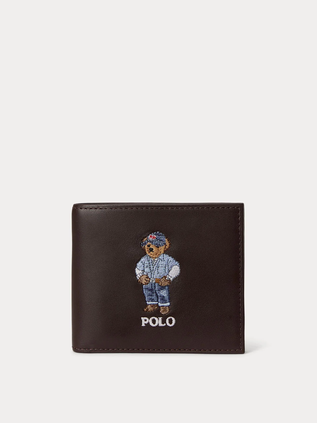 POLO RALPH LAUREN Ví Nam Polo Bear Leather Billfold Wallet