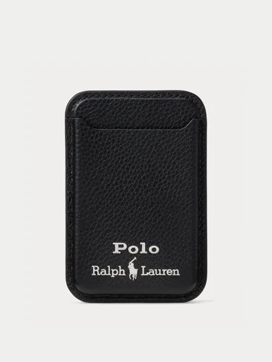 POLO RALPH LAUREN Ví Gắn Lưng Điện Thoại Leather Card Case With Magsafe