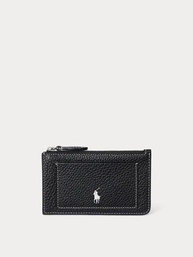 POLO RALPH LAUREN Ví Đựng Thẻ Nữ Polo Play Leather Zip Card Case