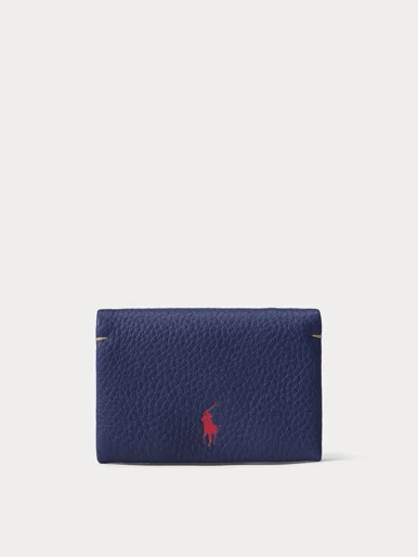 POLO RALPH LAUREN Ví Đựng Thẻ Nữ Polo Play Leather Snap Card Case