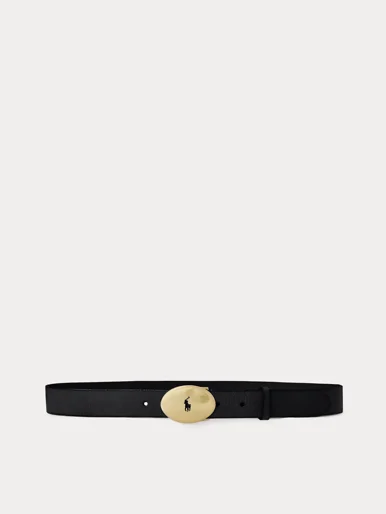 POLO RALPH LAUREN Dây Nịt Nữ Polo Id Oval-Buckle Vachetta Belt