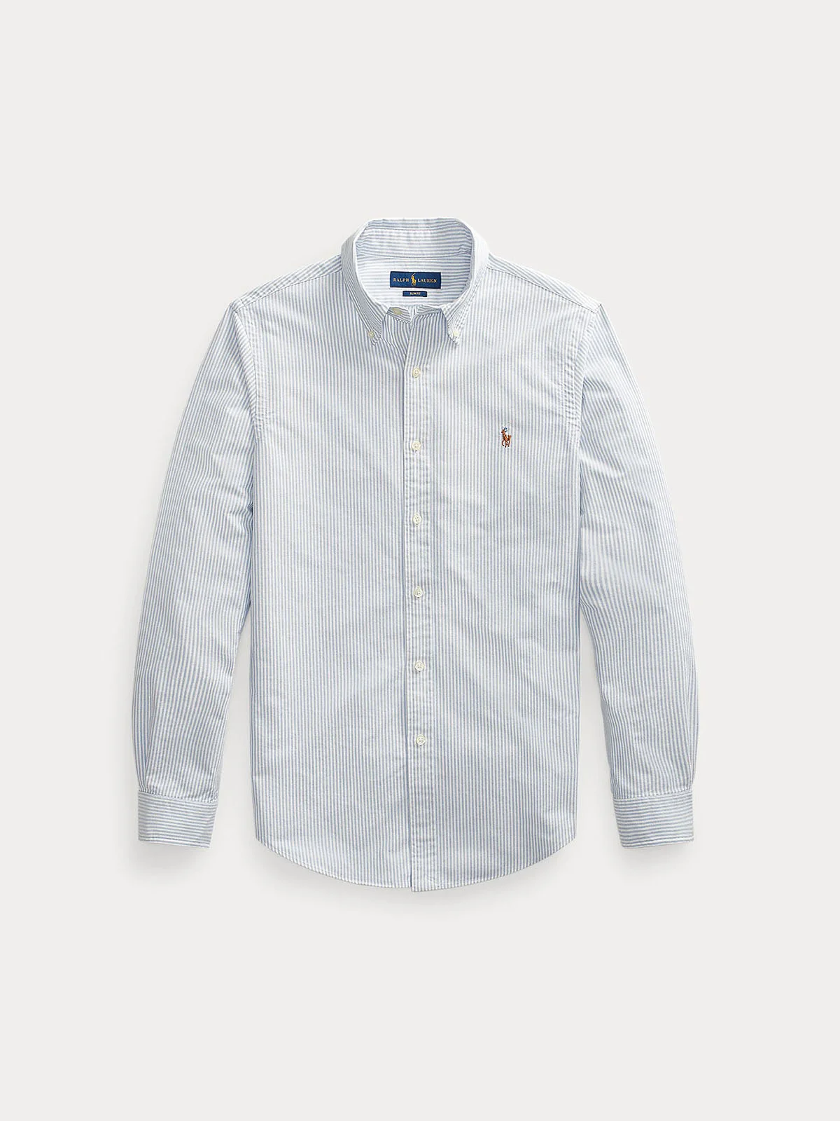 POLO RALPH LAUREN Áo Sơ Mi Nam Tay Dài Slim Fit Striped Oxford Shirt