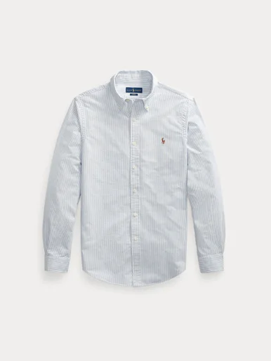 POLO RALPH LAUREN Áo Sơ Mi Nam Tay Dài Slim Fit Striped Oxford Shirt