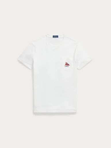 POLO RALPH LAUREN Áo Thun Nam Tay Ngắn Custom Slim Fit Polo Bear T-Shirt