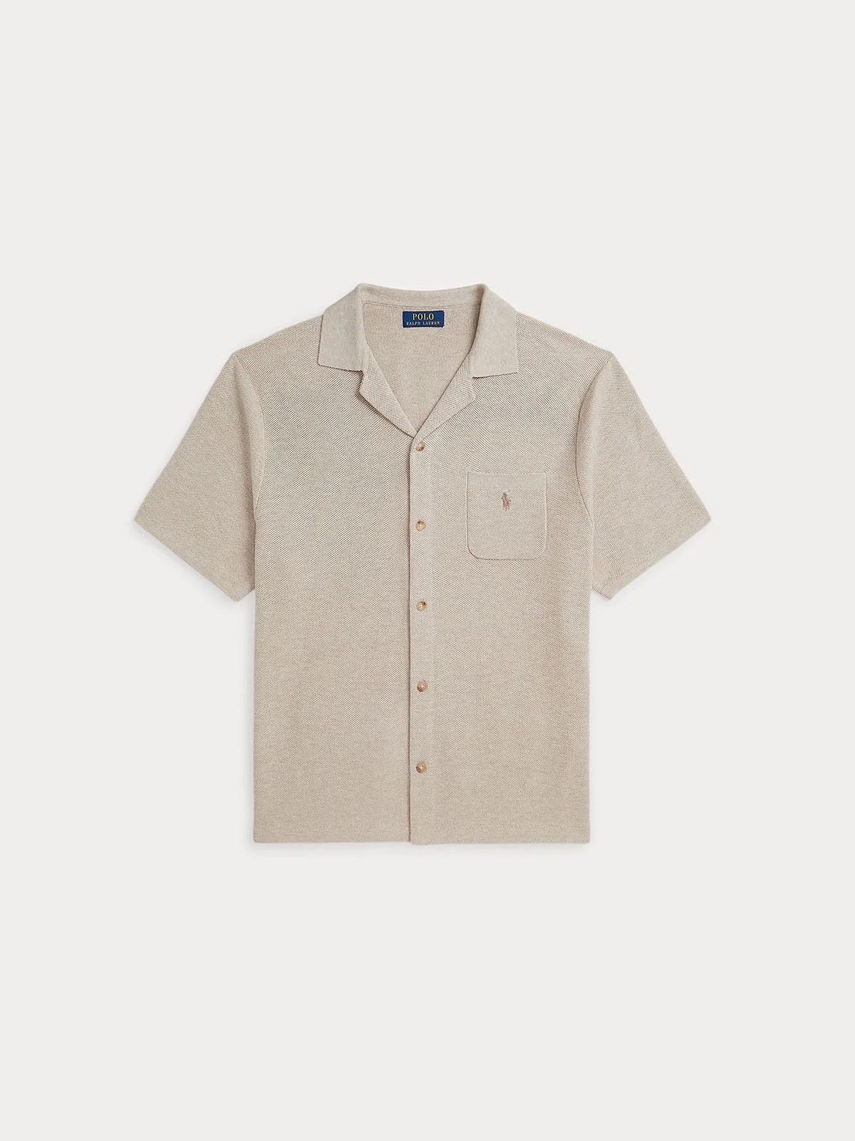 POLO RALPH LAUREN Áo Sơ Mi Nam Tay Ngắn Mesh-Knit Cotton Short-Sleeve Cardigan
