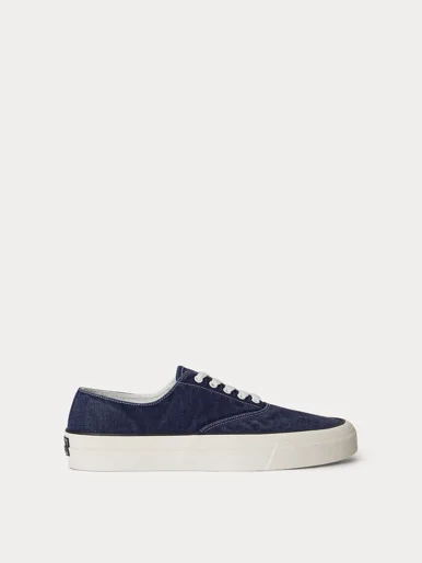 POLO RALPH LAUREN Giày Nam Keaton Washed Canvas Sneaker
