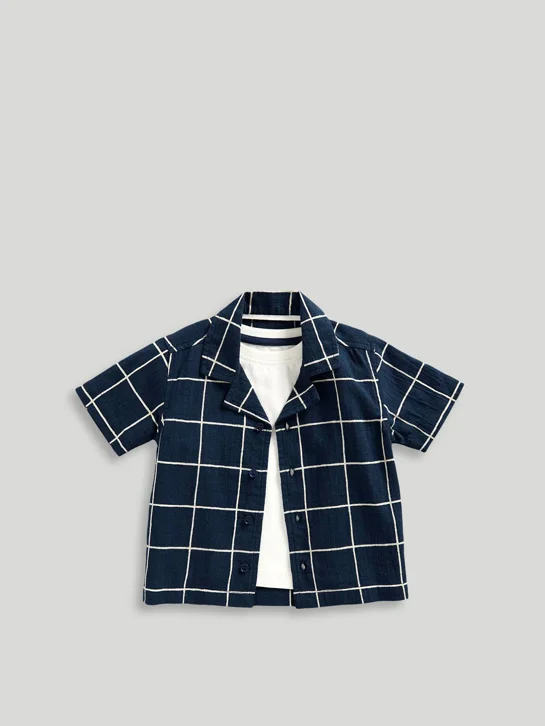 mothercare Bộ 2 - áo thun, áo sơ mi bé trai