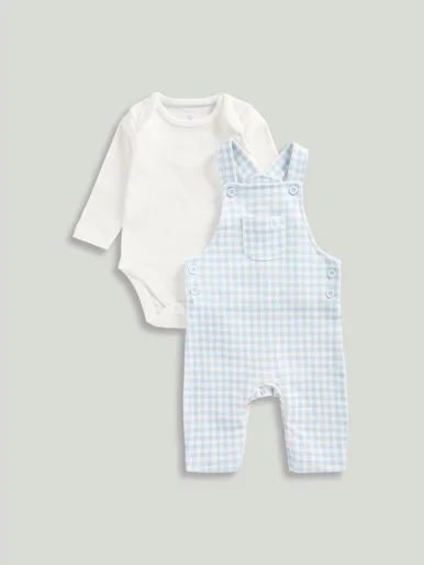 mothercare Bộ 2 - áo liền quần, quần yếm bé trai