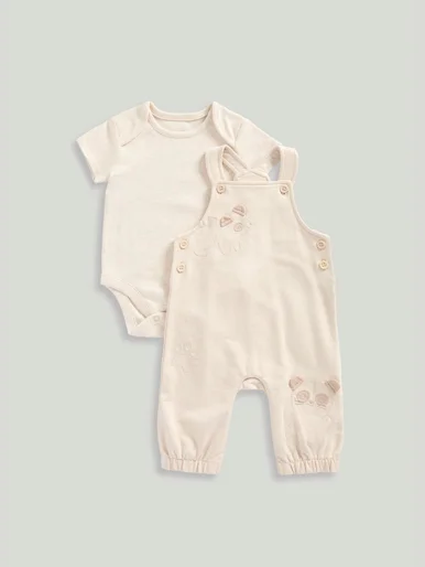 mothercare Bộ 2 - áo liền quần, quần yếm cho bé