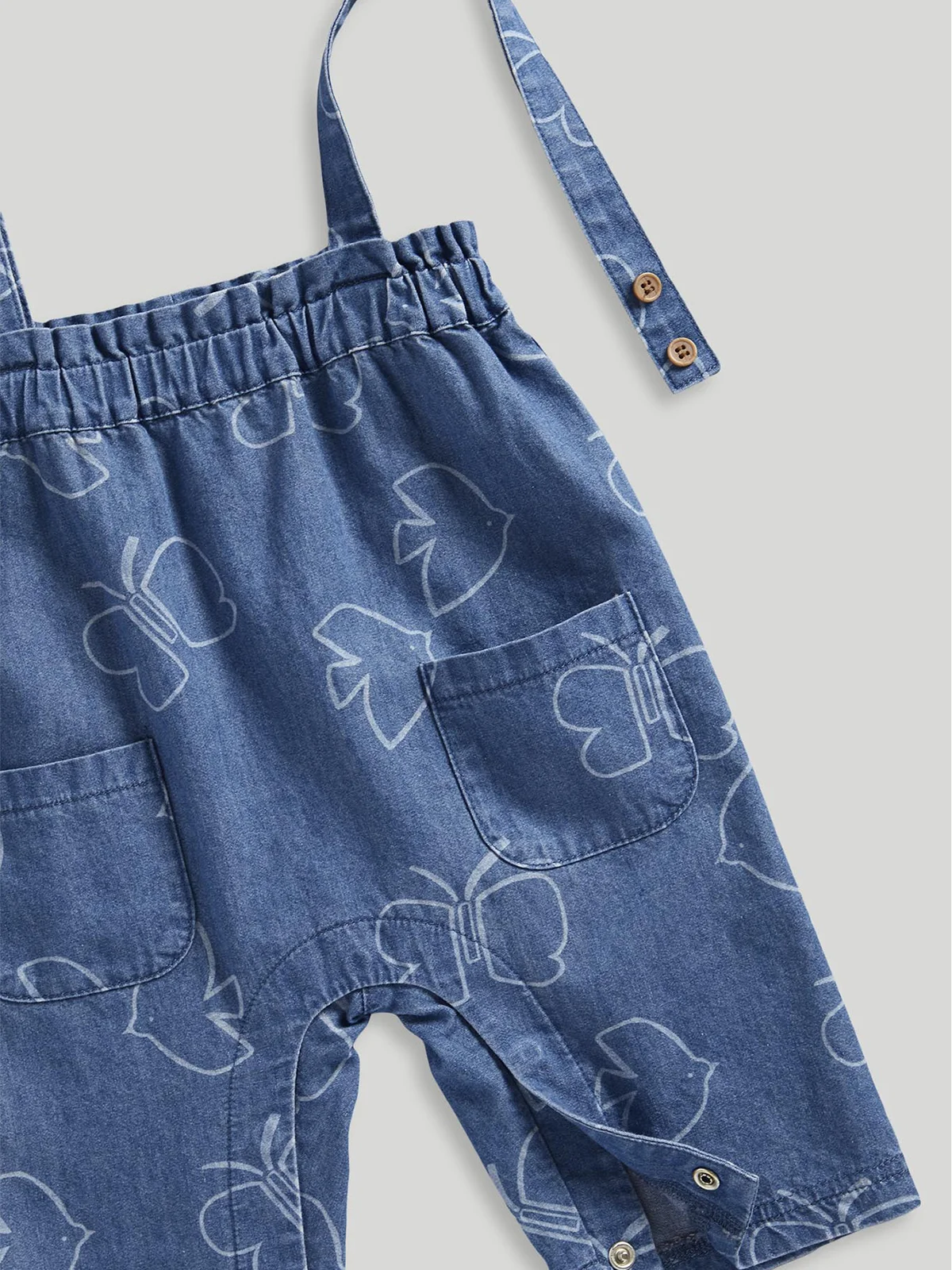 mothercare Bộ 2 món - áo liền quần và quần yếm bé gái
