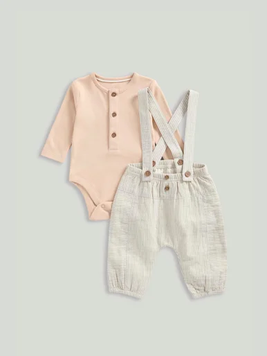 mothercare Bộ 2 - áo liền quần, quần bé trai