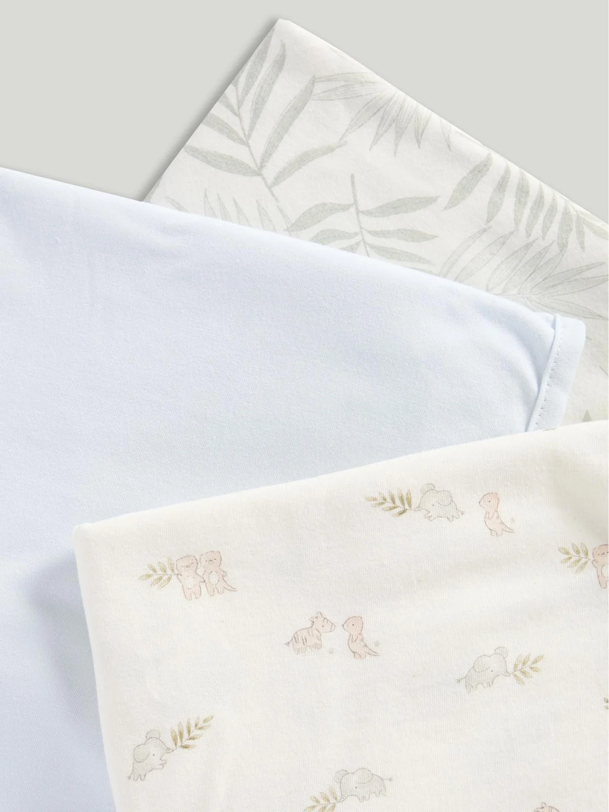 mothercare Bộ 3: chăn quấn 90 x 100 cm
