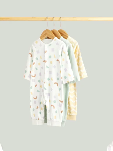 mothercare Bộ 3 áo liền quần cho bé