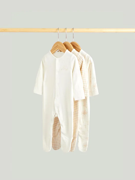 mothercare Bộ 3 áo liền quần cho bé