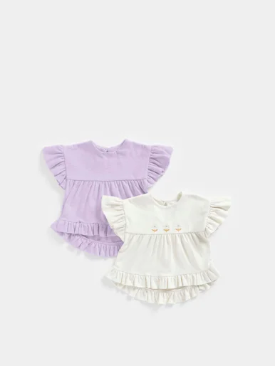mothercare Bộ 2 áo thun bé gái