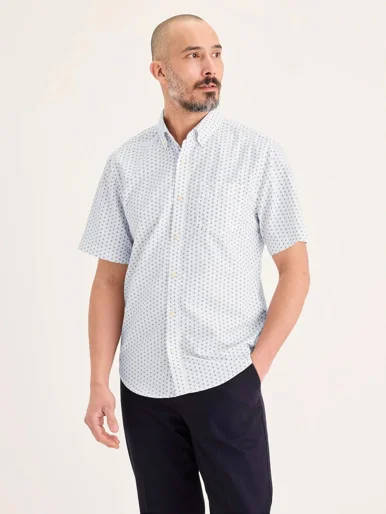 DOCKERS Áo Sơ Mi Nam Tay Ngắn