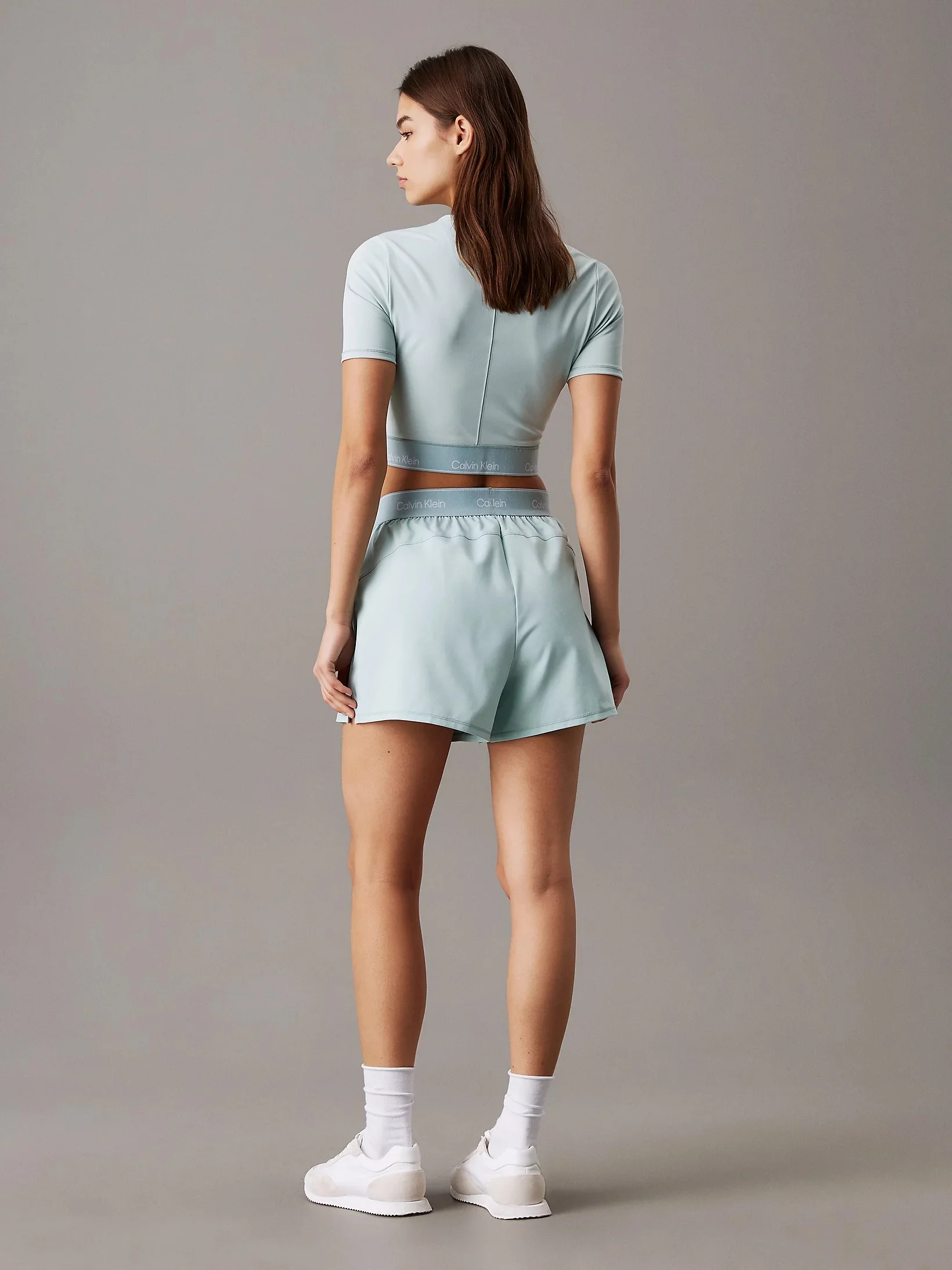 CK SPORT Áo Thun Thể Thao Nữ Fitted Fit