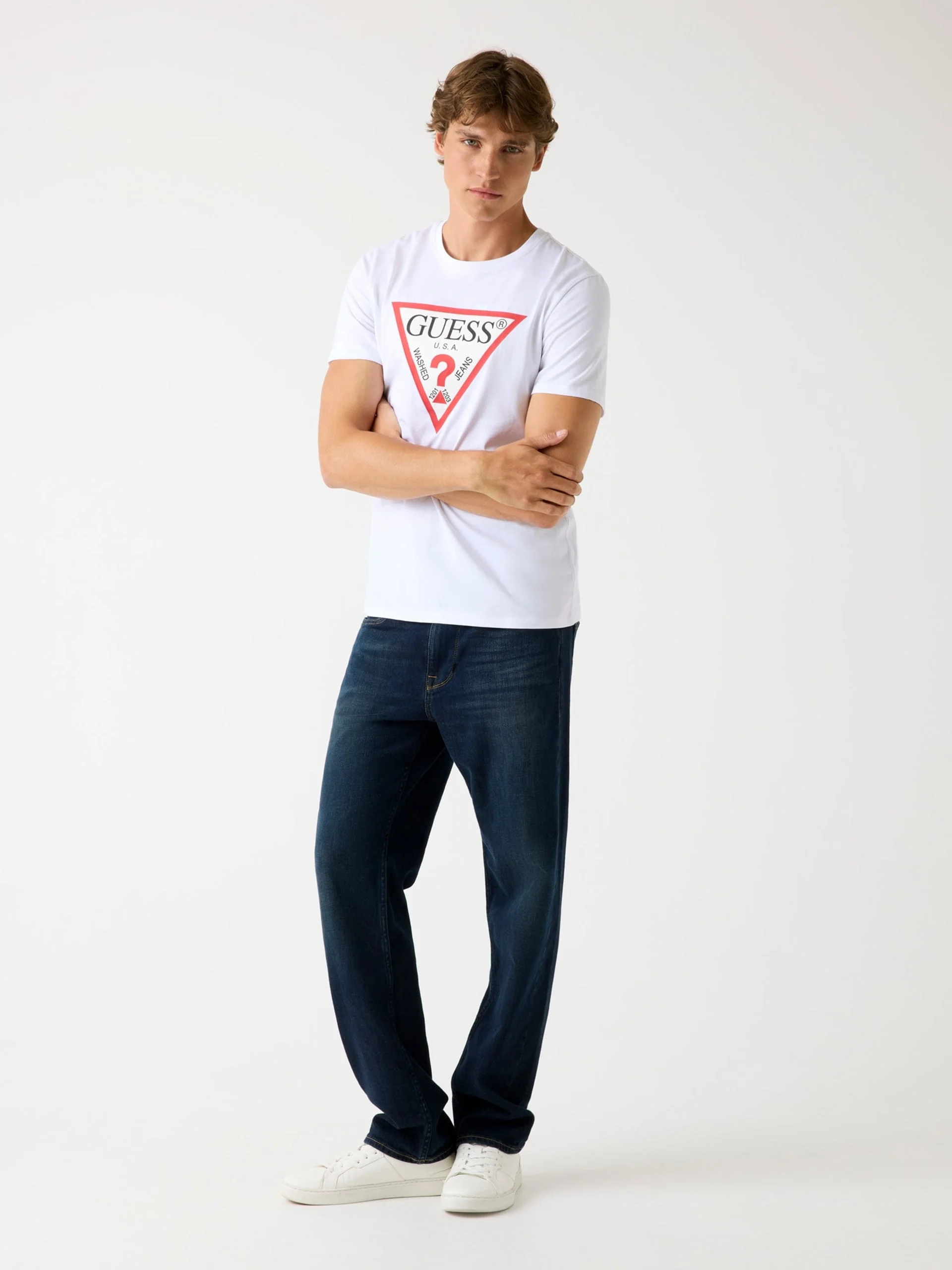 GUESS MAN Áo Thun Nam - Cn Ss Original Logo Tee