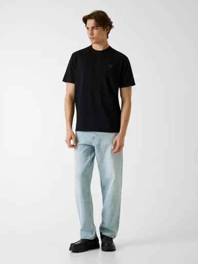 GUESS MAN Áo Thun Nam - Cn Ss Small Patch Cotton Modal