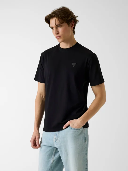 GUESS MAN Áo Thun Nam - Cn Ss Small Patch Cotton Modal