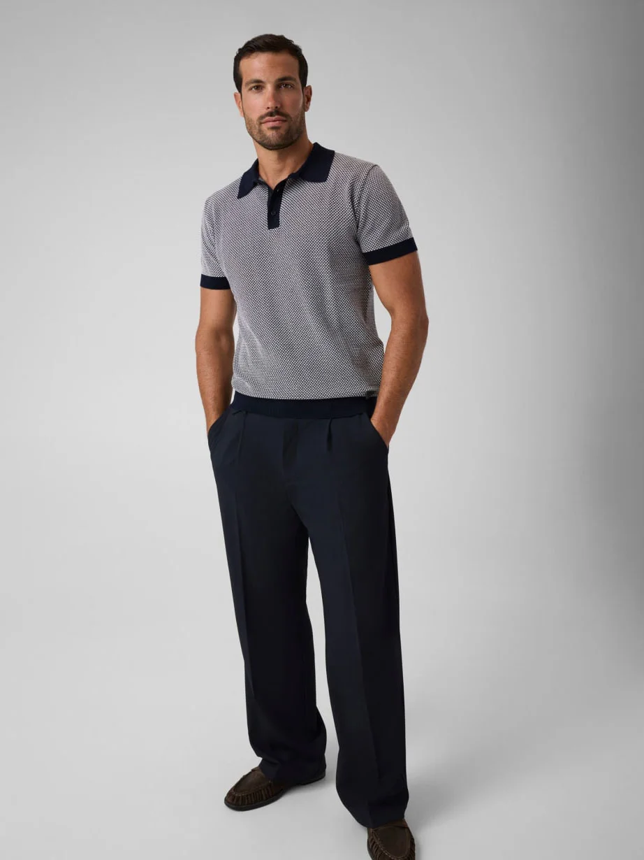 GUESS MAN Áo Polo Len Nam - Lake Polo Ss Bi-Color Stitched