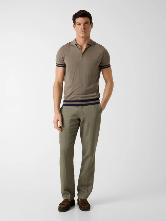 GUESS MAN Áo Len Cổ Polo Nam - Larry Polo Ss Swtr