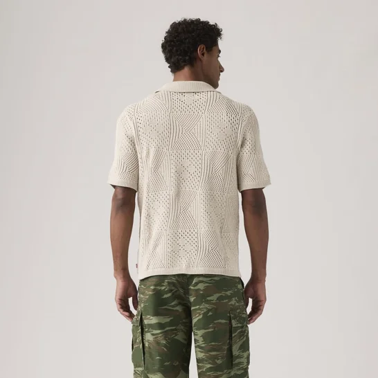 LEVI'S Áo Len Nam Tay Ngắn - Regular Sweater Camp Shirt
