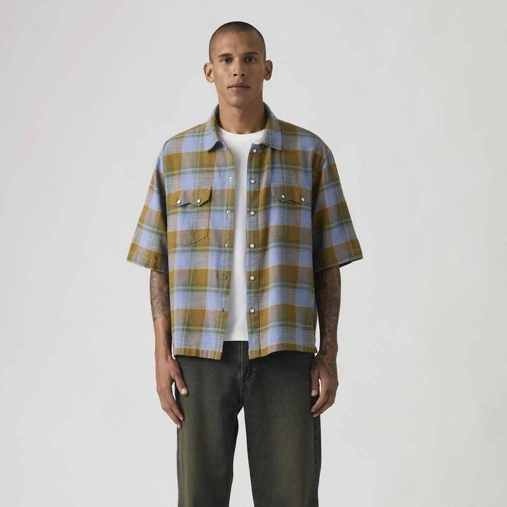 LEVI'S Áo Sơ Mi Nam Tay Ngắn - Loose Boxy Western