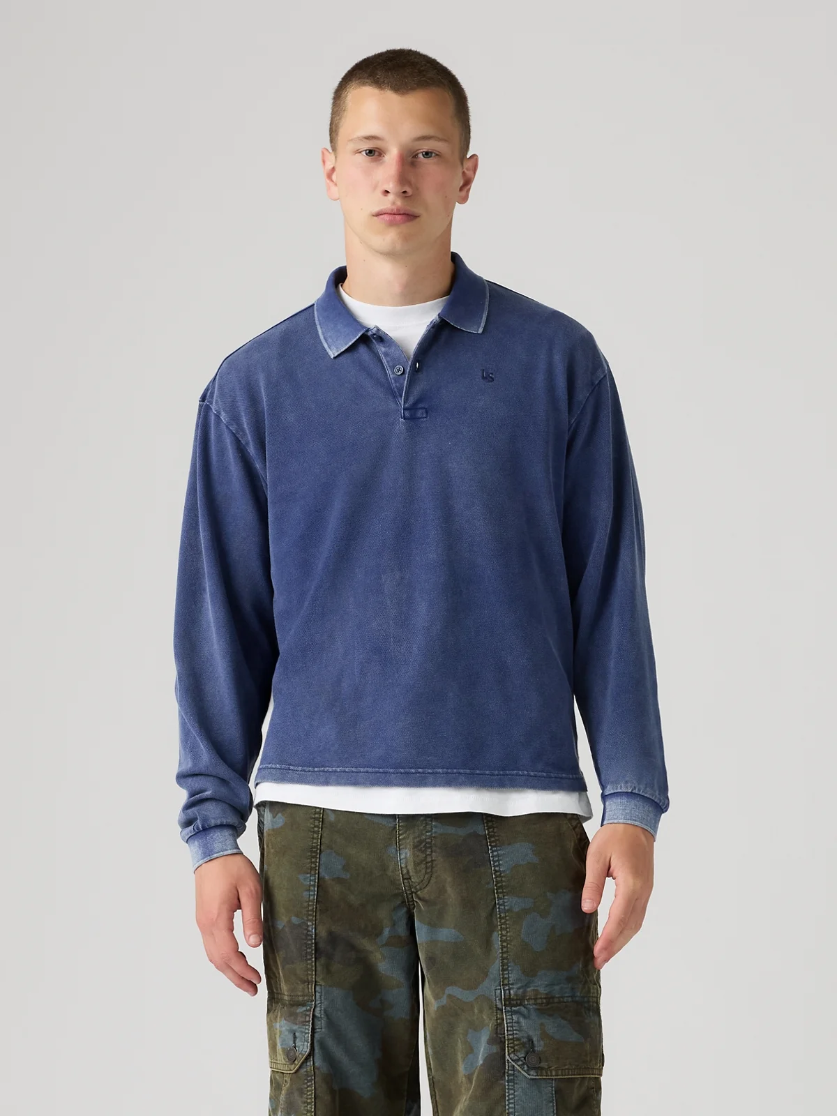 LEVI'S Áo Polo Nam Tay Dài - Relaxed Finn Boxy