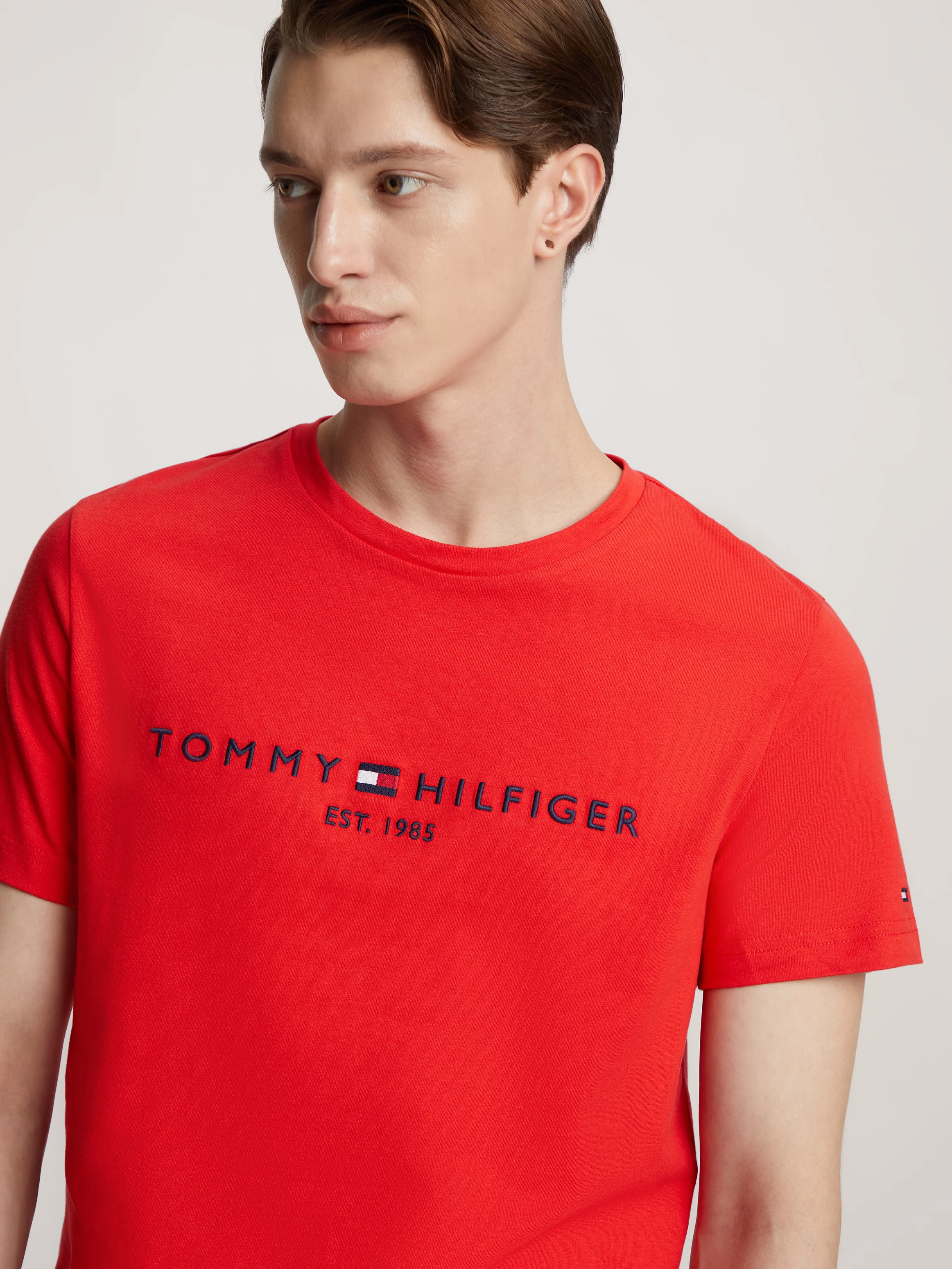 TOMMY HILFIGER Áo Thun Nam Tay Ngắn Tommy Logo Tee