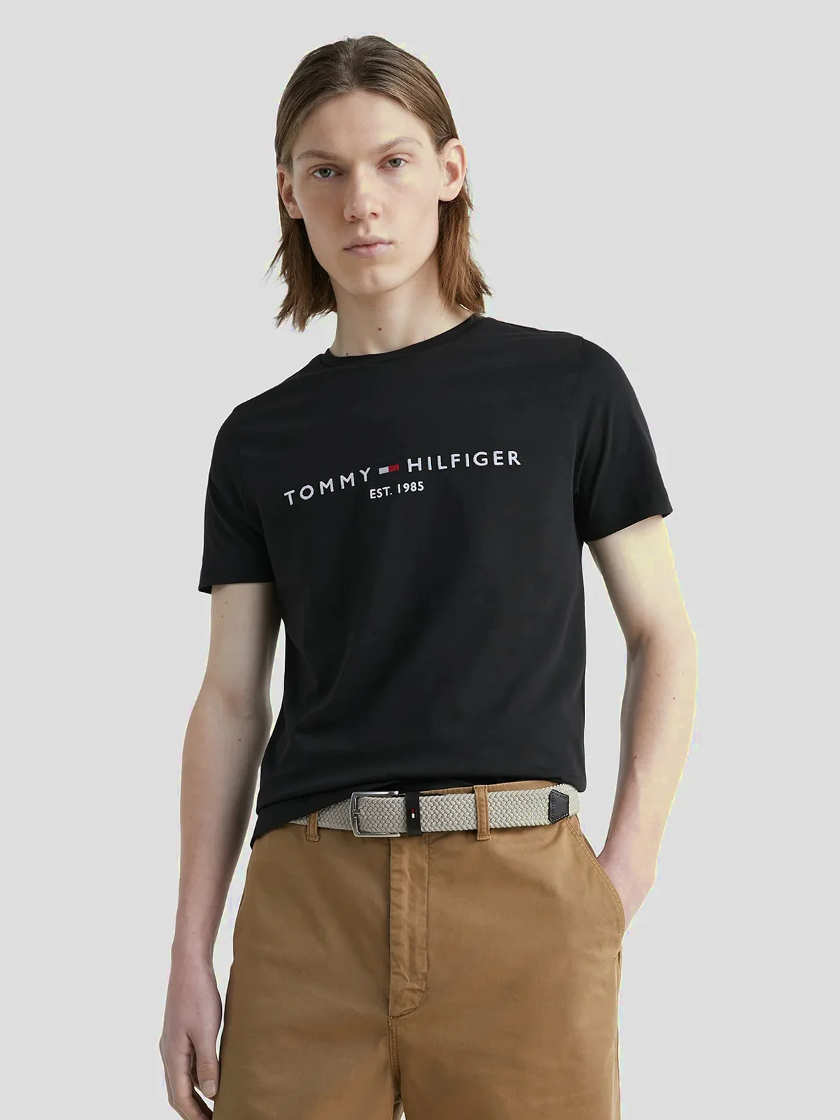TOMMY HILFIGER Áo Thun Nam Tay Ngắn IM Core Tommy Logo Tee