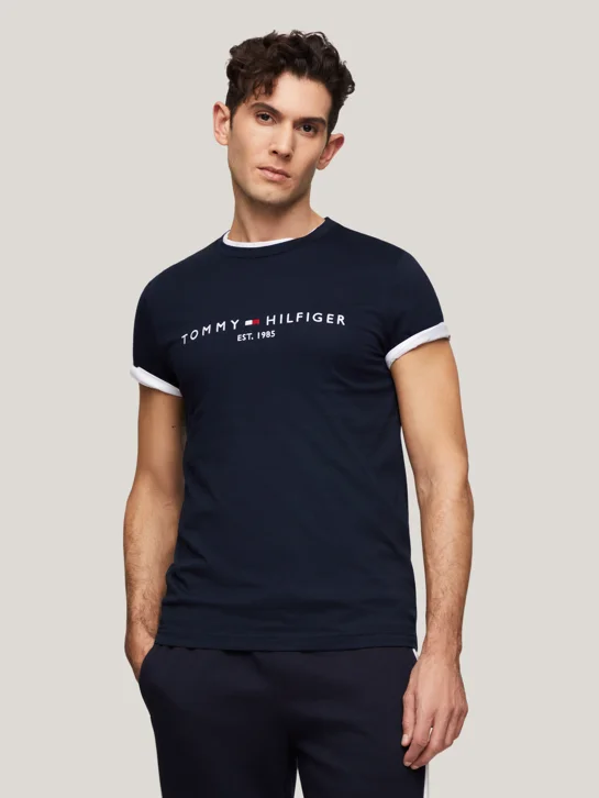 TOMMY HILFIGER Áo Thun Nam Tay Ngắn IM Core Tommy Logo Tee
