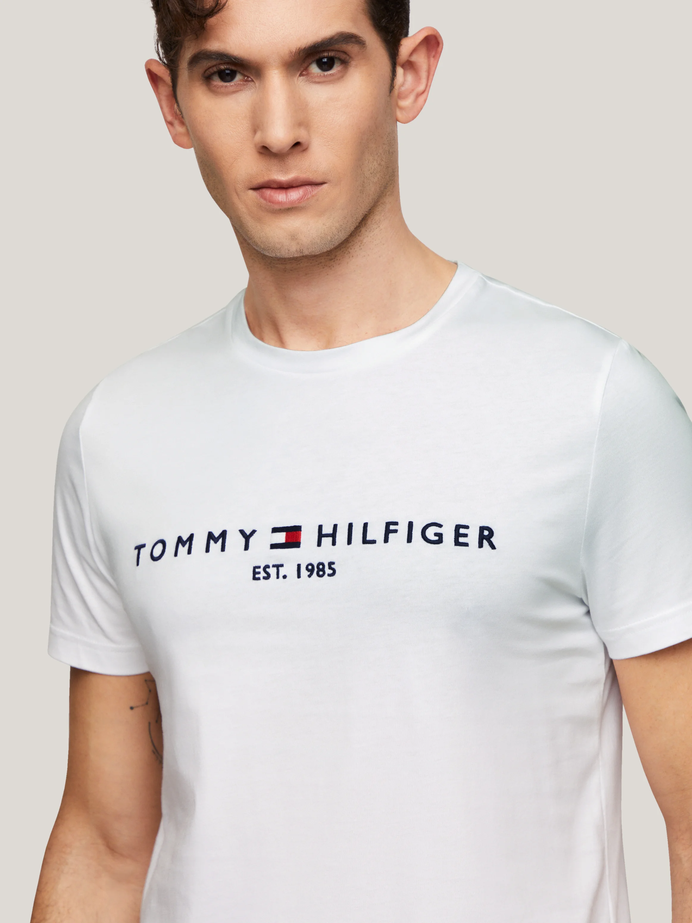 TOMMY HILFIGER Áo Thun Nam Tay Ngắn IM Core Tommy Logo Tee