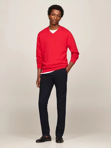 TOMMY HILFIGER Quần Dài Nam WCC Bleecker ESSential TWILL