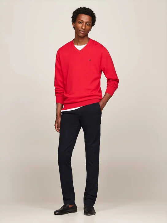 TOMMY HILFIGER Quần Dài Nam WCC Bleecker ESSential TWILL