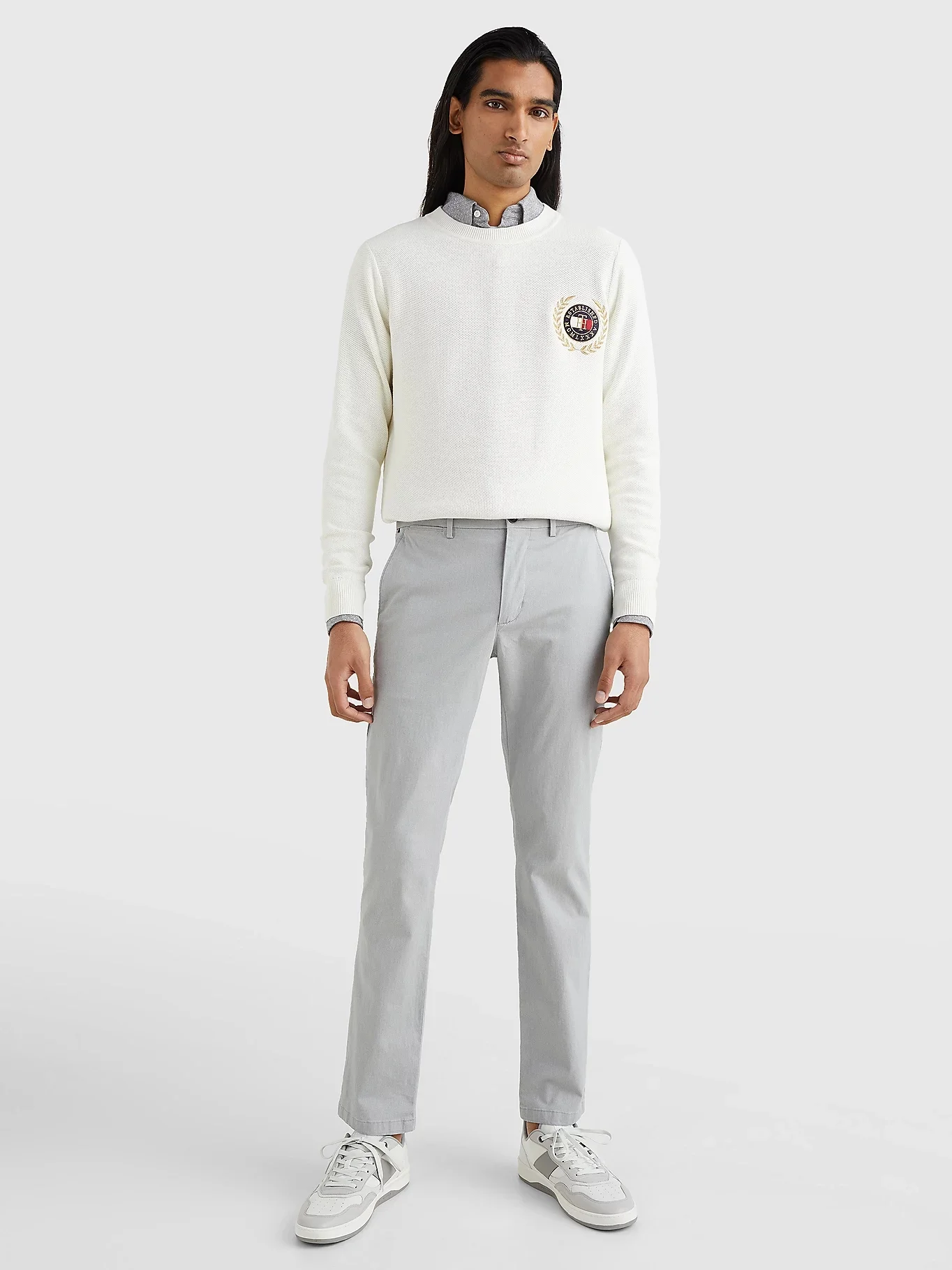 TOMMY HILFIGER Quần Dài Nam Denton Printed Structure