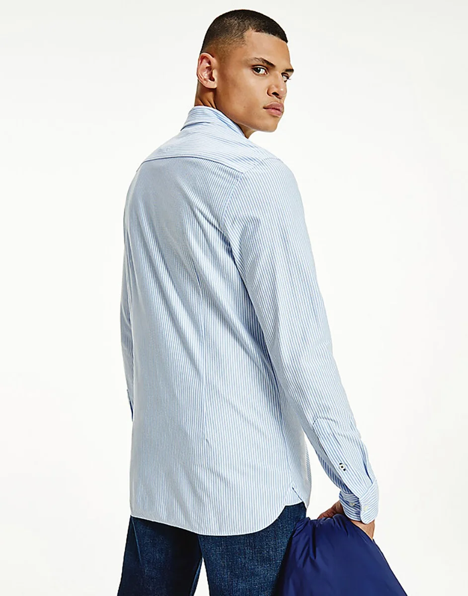 TOMMY HILFIGER Áo Sơ Mi Nam Slim 1985 Knit Striped Slim Fit