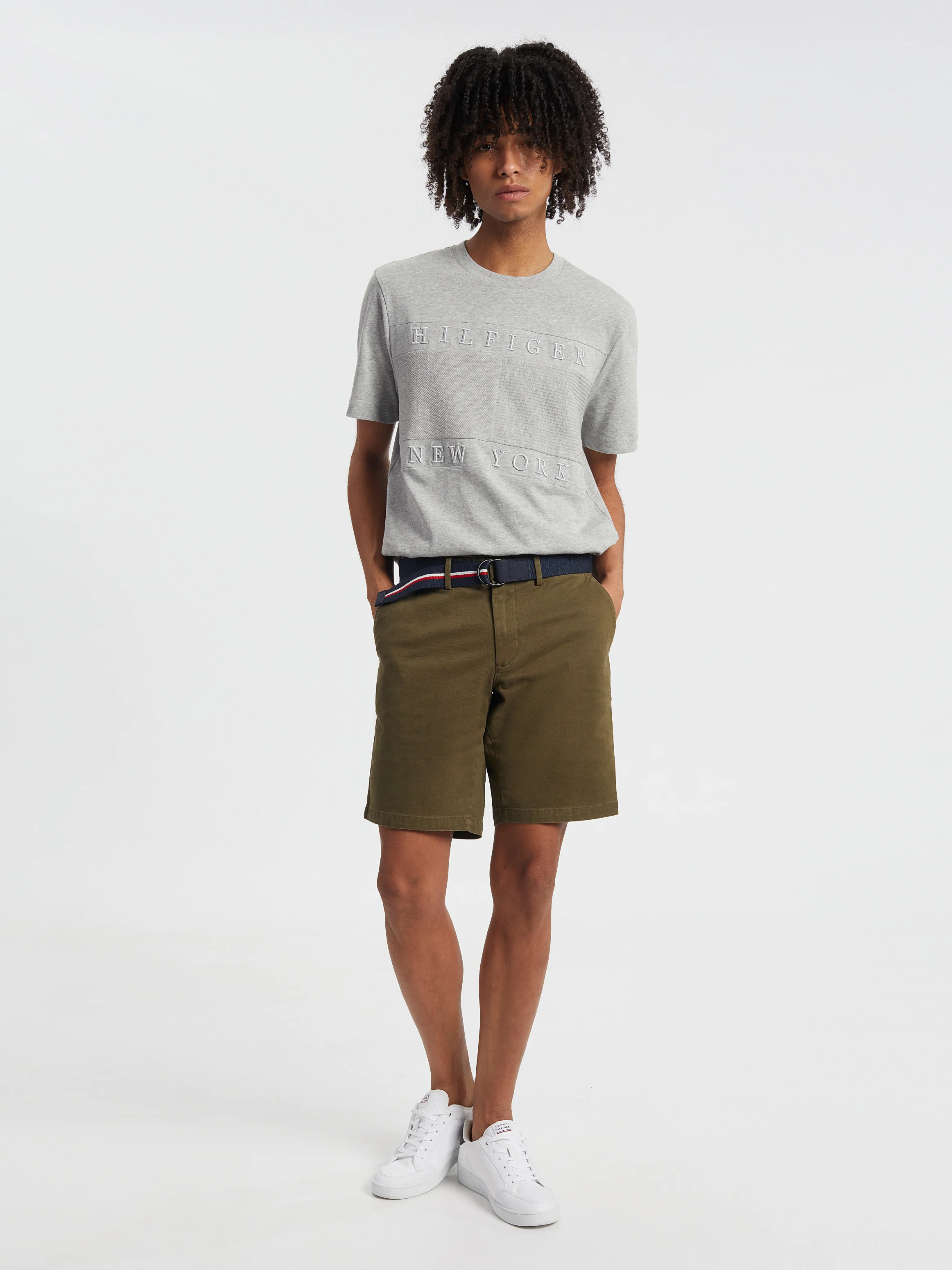 TOMMY HILFIGER Quần Short Nam WCC Brkln Essential Twill W Belt