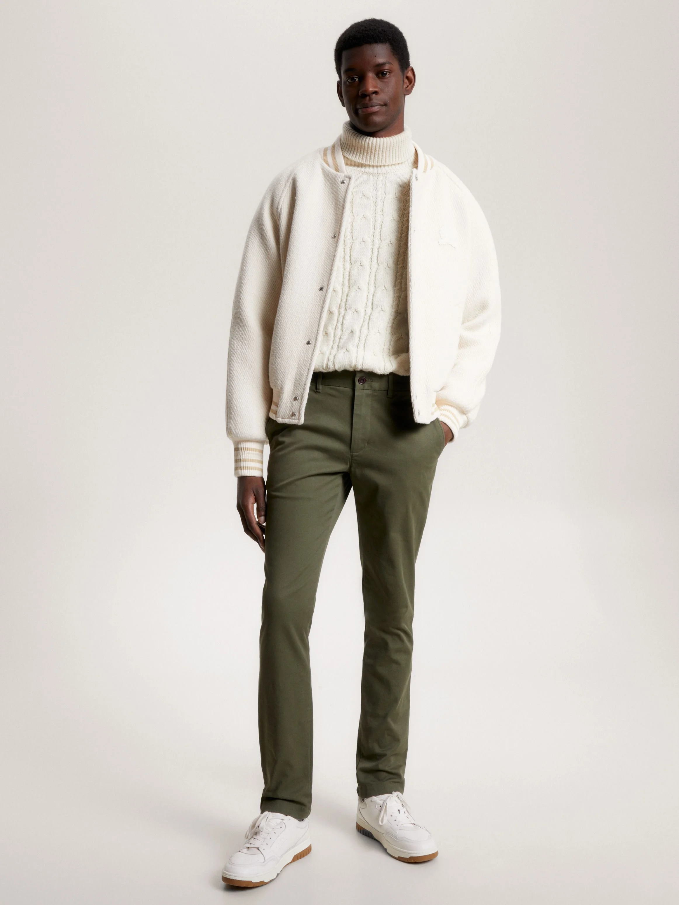 TOMMY HILFIGER Quần Dài Nam Chino Bleecker 1985 Pima Cotton