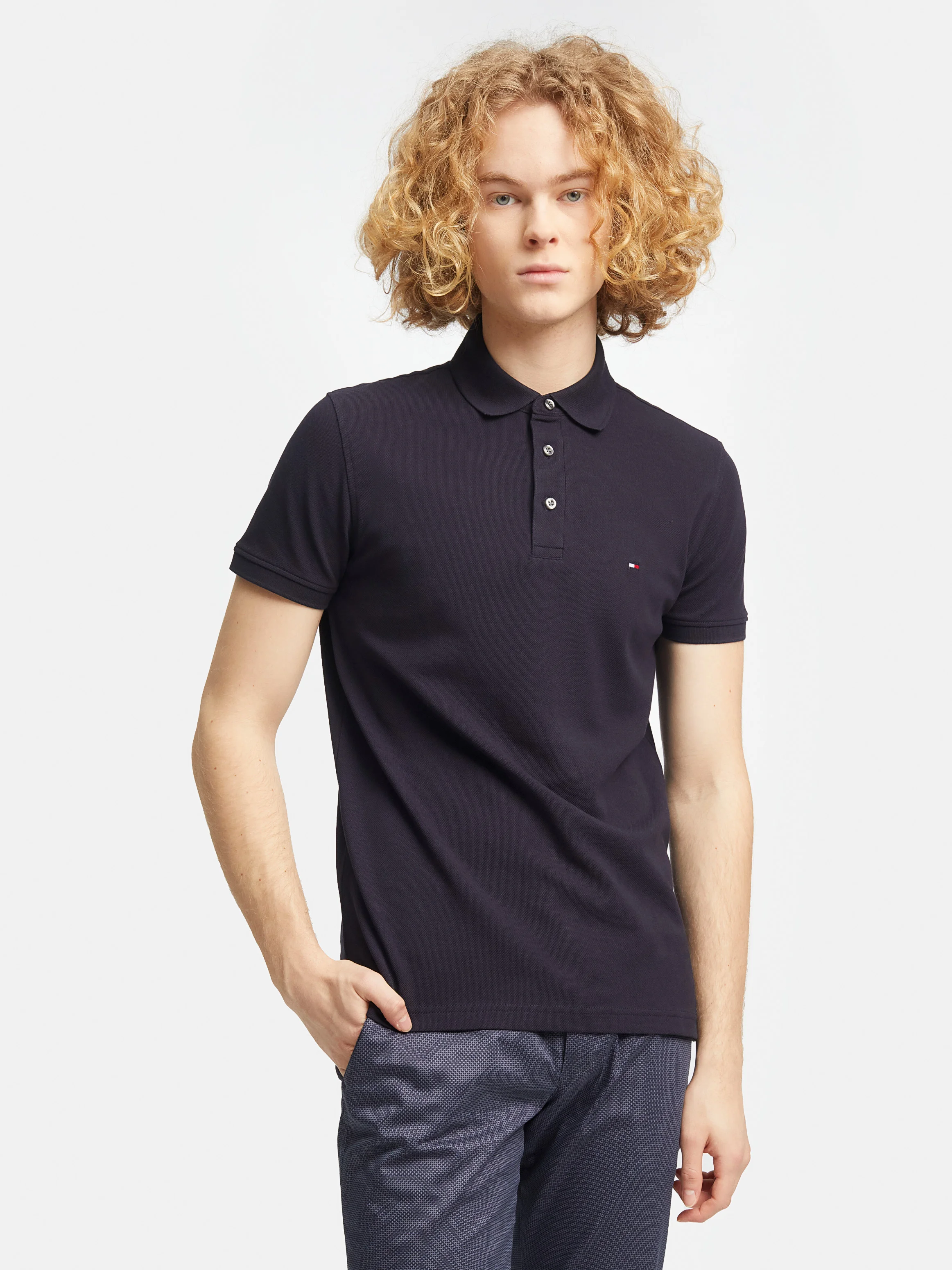 TOMMY HILFIGER Áo Polo Nam Tay Ngắn - IM Core 1985 Slim Polo
